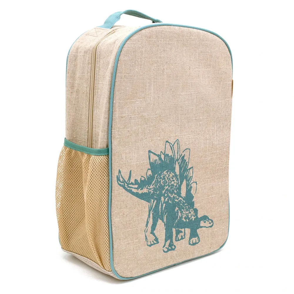So Young Grade School Backpack (Green Stegosaurus)