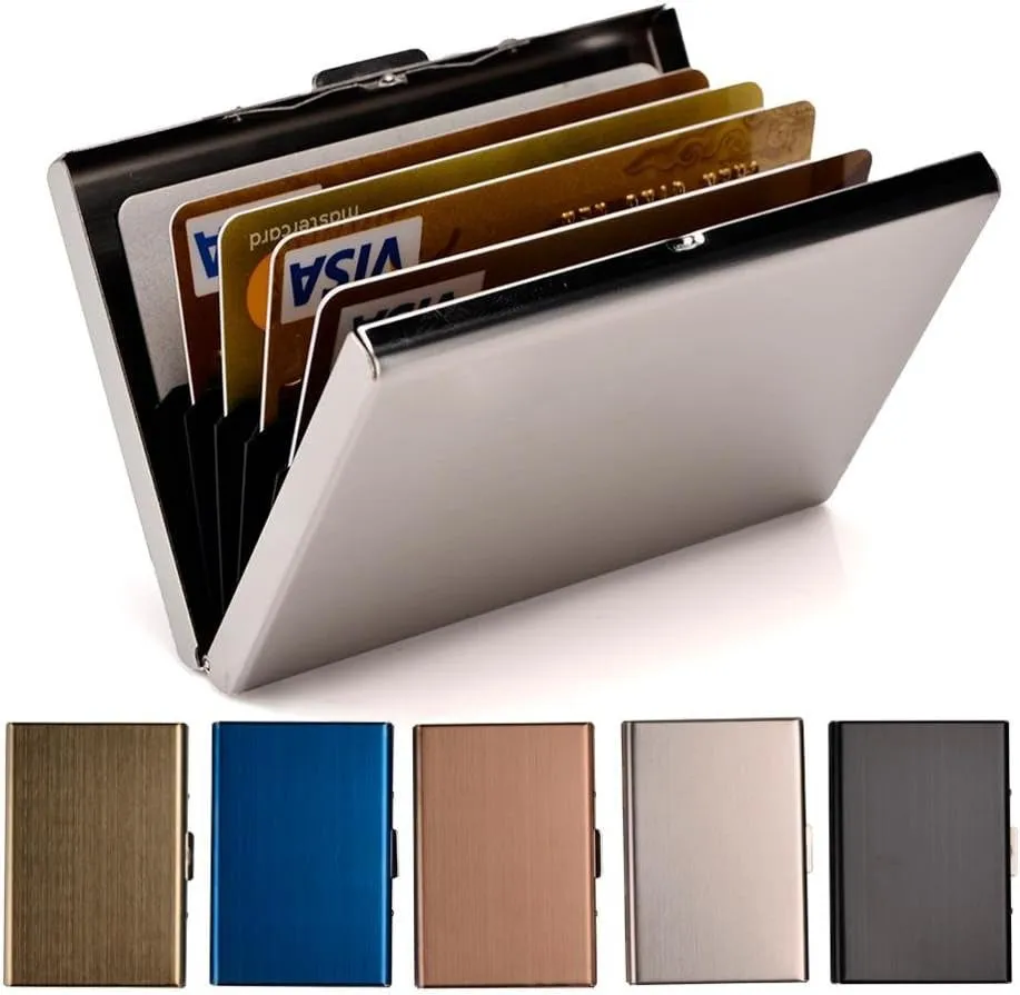 Stainless Steel Credit Card Wallet for Women And Men