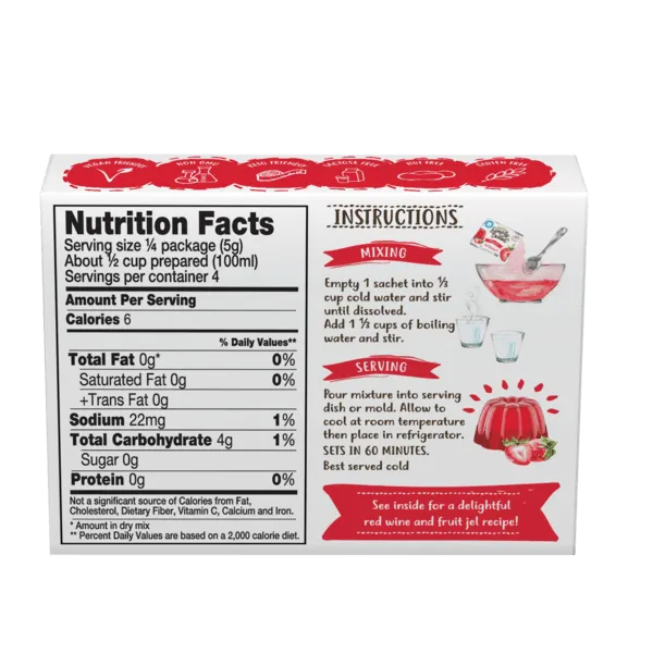 Strawberry Sugar Free Jelly