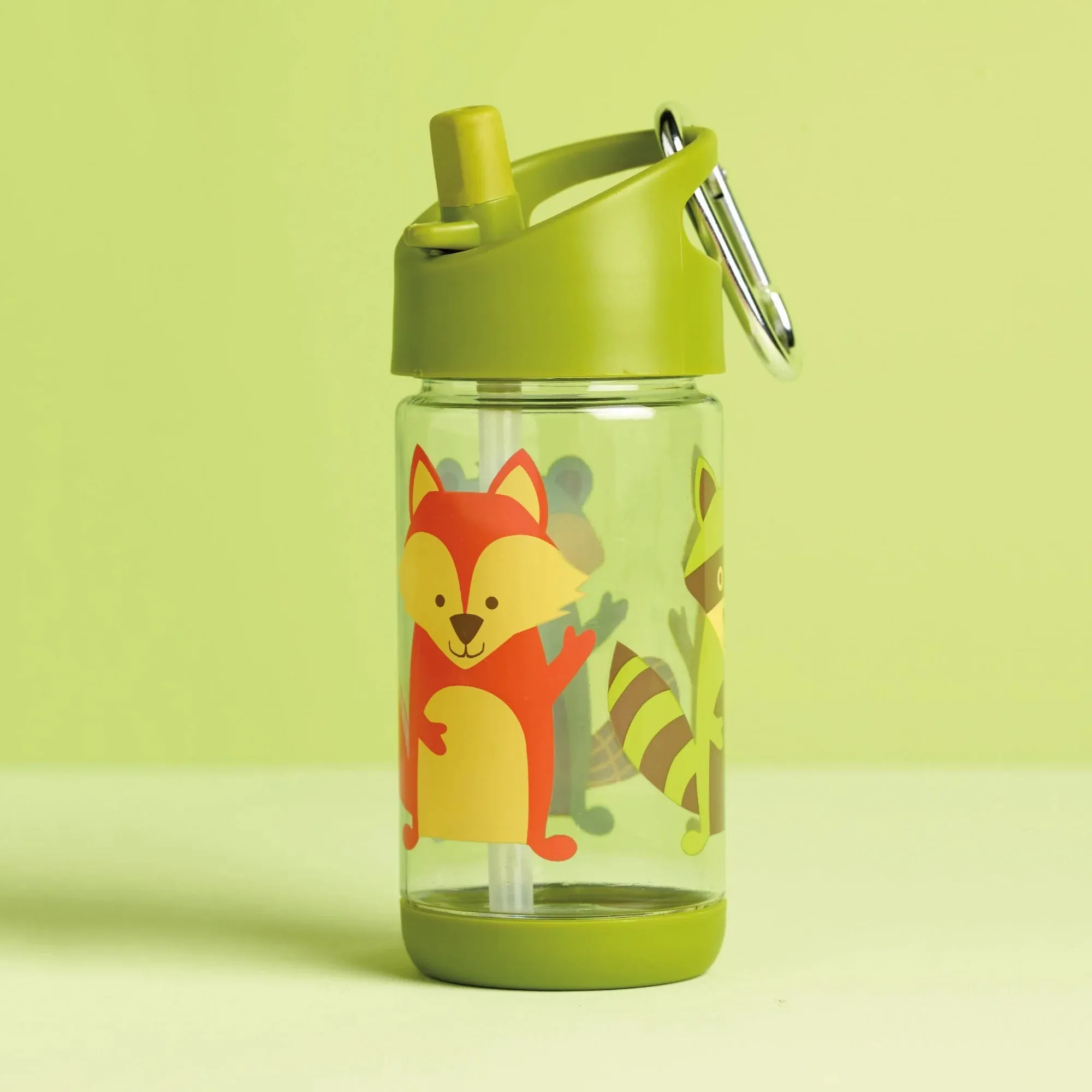 Sugarbooger - Flip & Sip Water Bottle - What Did the Fox Eat?