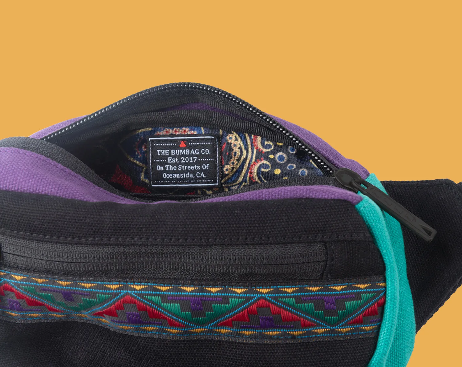 The Bumbag Co Java Mini Hip Bag - Black