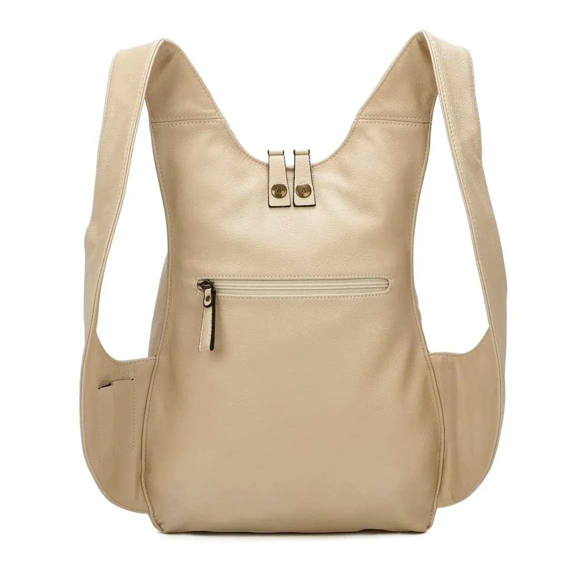 The Original Vegan Leather Backpack | Beige