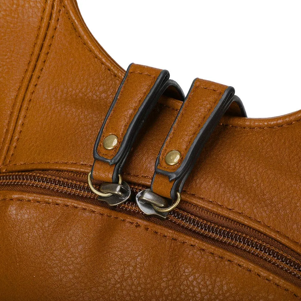 The Original Vegan Leather Backpack | Camel
