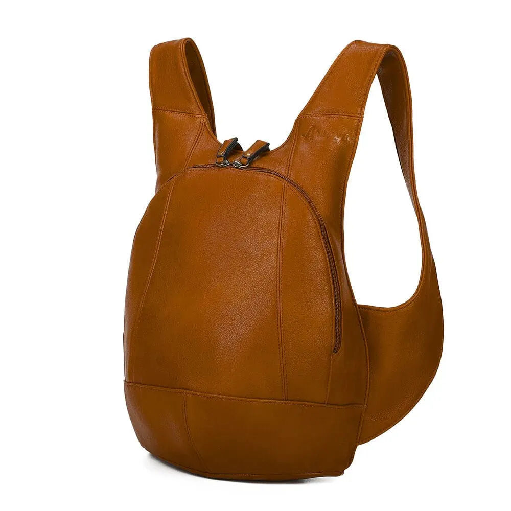 The Original Vegan Leather Backpack | Camel