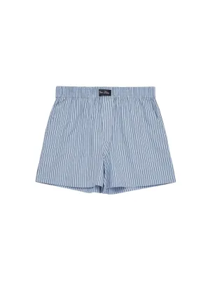 Three-Pocket Boxers Blue Pinstripe