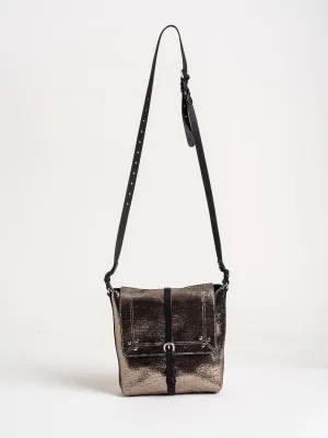 tony crossbody - lame champagne