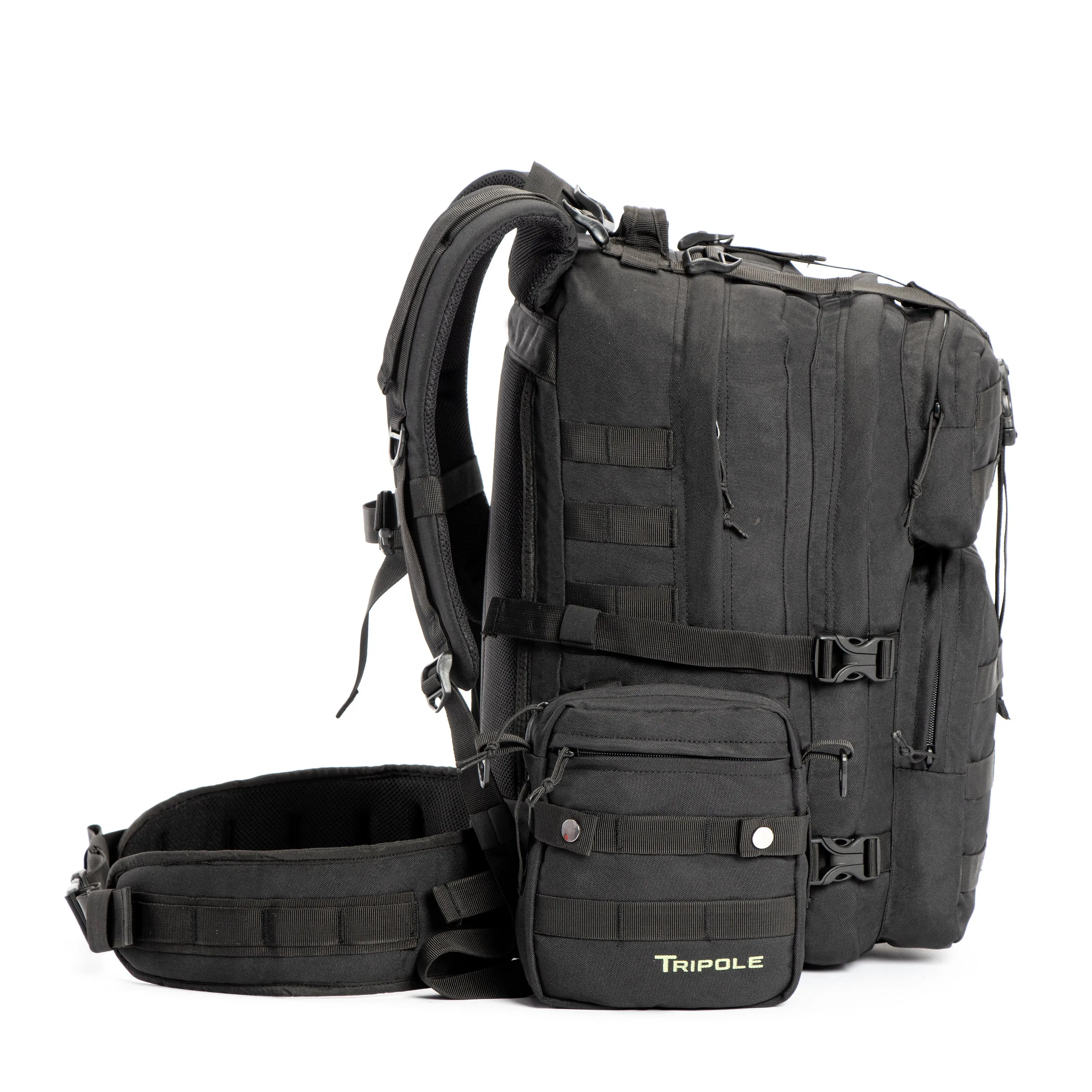 Tripole Alfa 45 Litres Military Tactical Backpack and Rucksack with Detachable Sling Bag | Rain Cover | 3 Year Warranty
