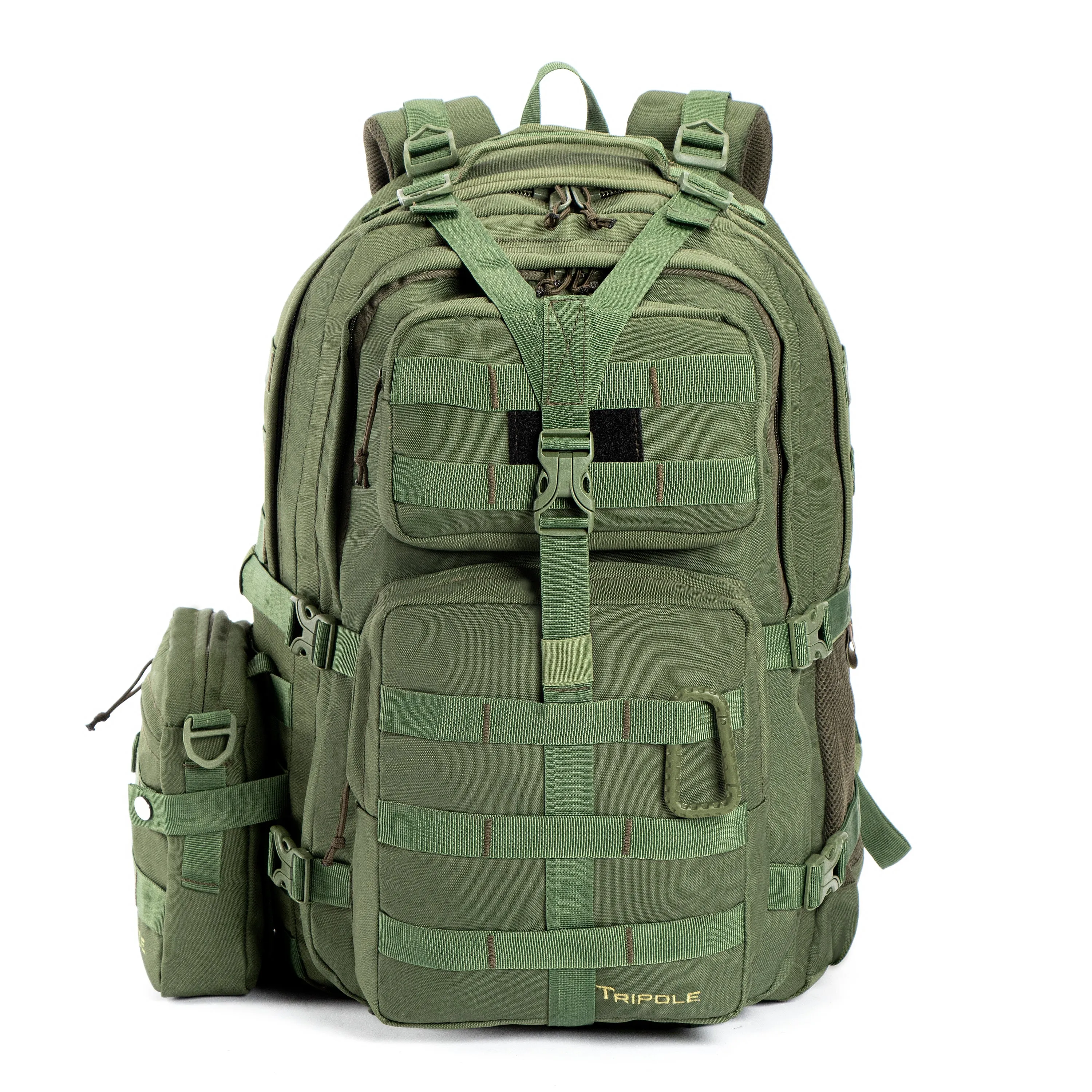 Tripole Alfa 45 Litres Military Tactical Backpack and Rucksack with Detachable Sling Bag | Rain Cover | 3 Year Warranty