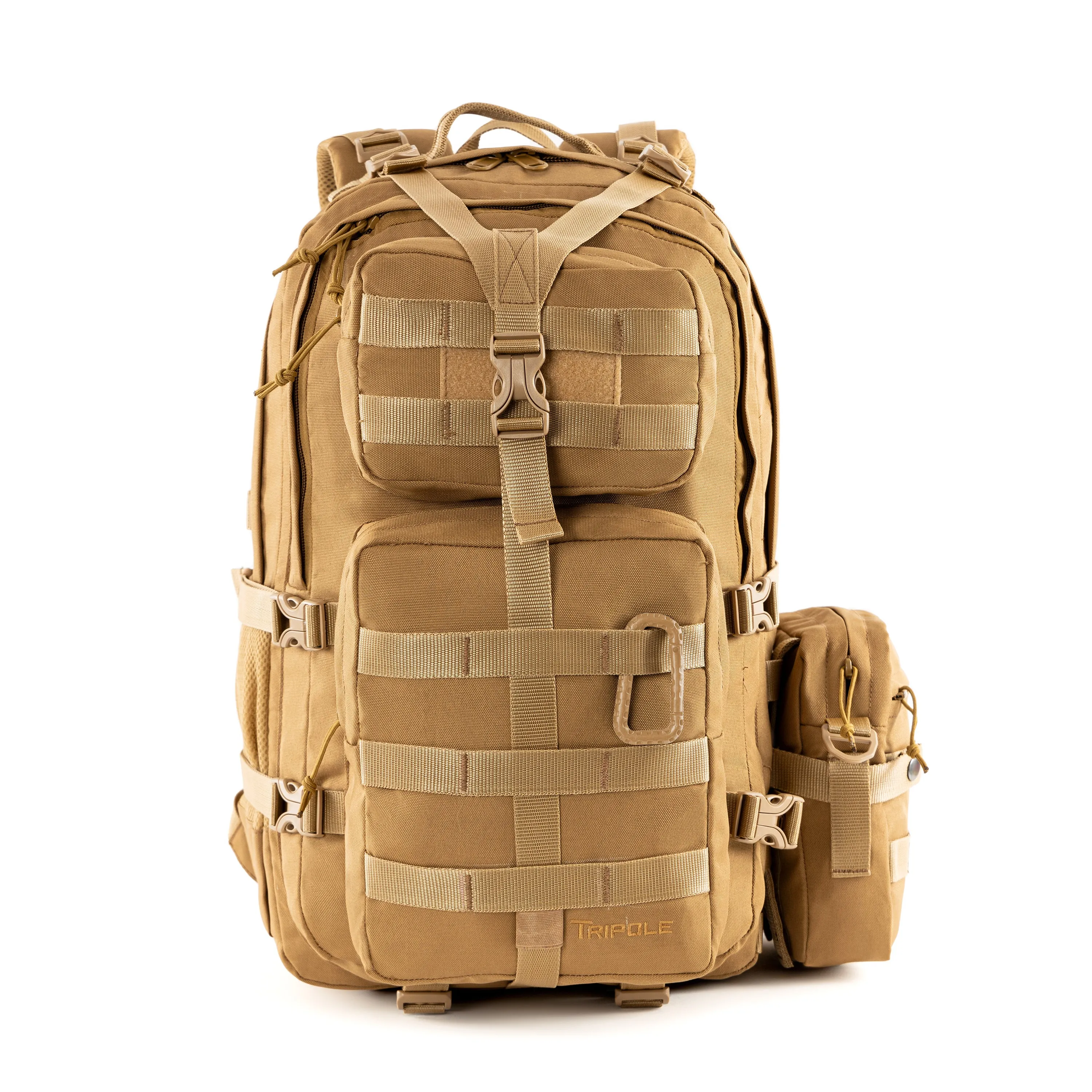 Tripole Alfa 45 Litres Military Tactical Backpack and Rucksack with Detachable Sling Bag | Rain Cover | 3 Year Warranty