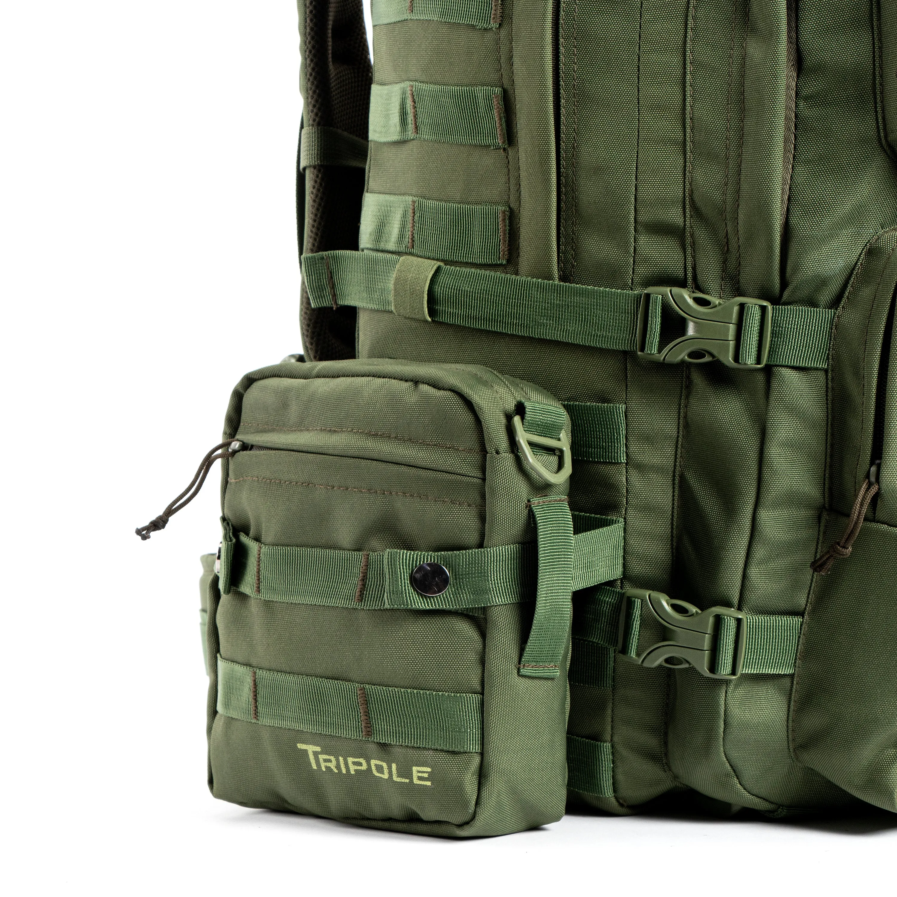 Tripole Alfa 45 Litres Military Tactical Backpack and Rucksack with Detachable Sling Bag | Rain Cover | 3 Year Warranty