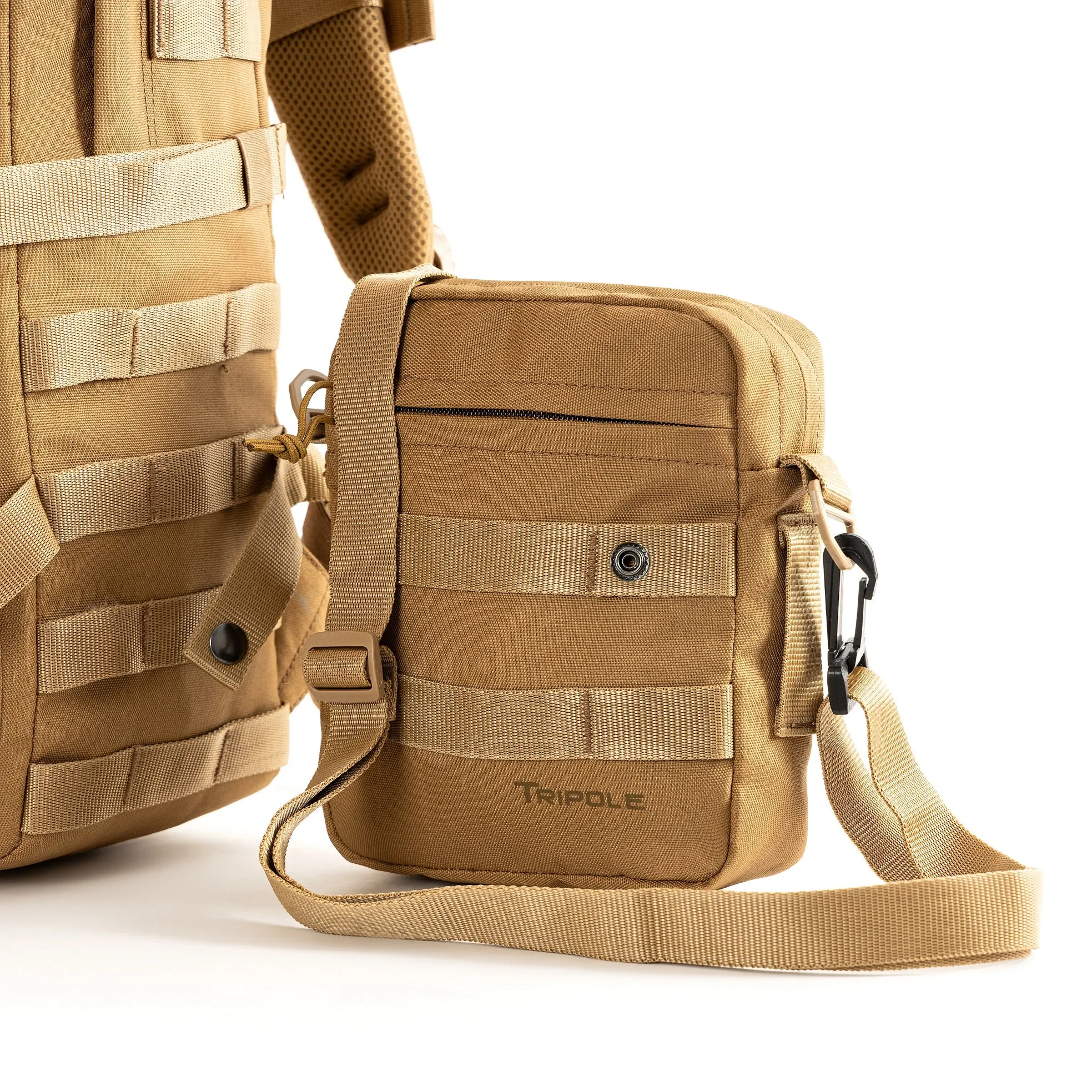 Tripole Alfa 45 Litres Military Tactical Backpack and Rucksack with Detachable Sling Bag | Rain Cover | 3 Year Warranty