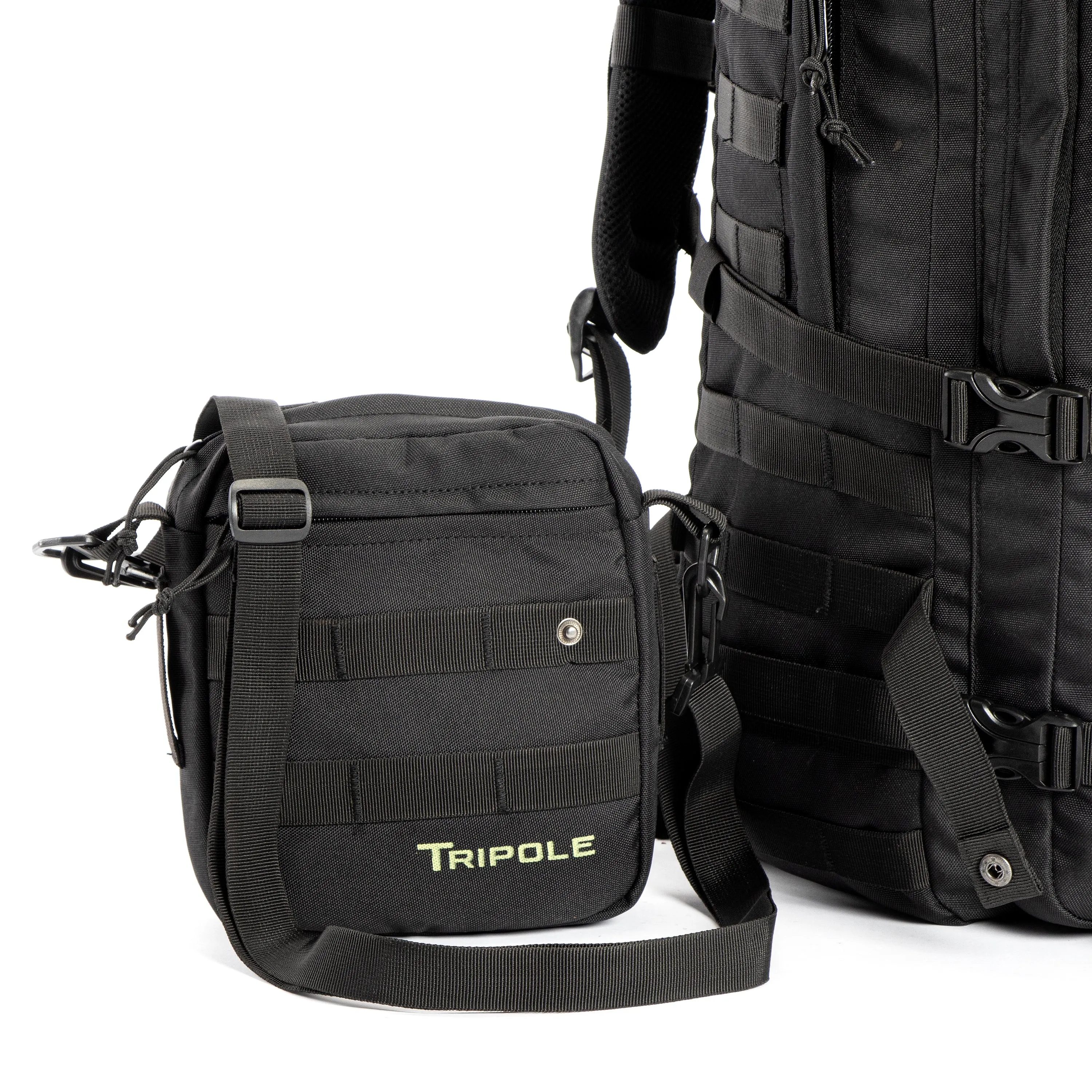 Tripole Alfa 45 Litres Military Tactical Backpack and Rucksack with Detachable Sling Bag | Rain Cover | 3 Year Warranty