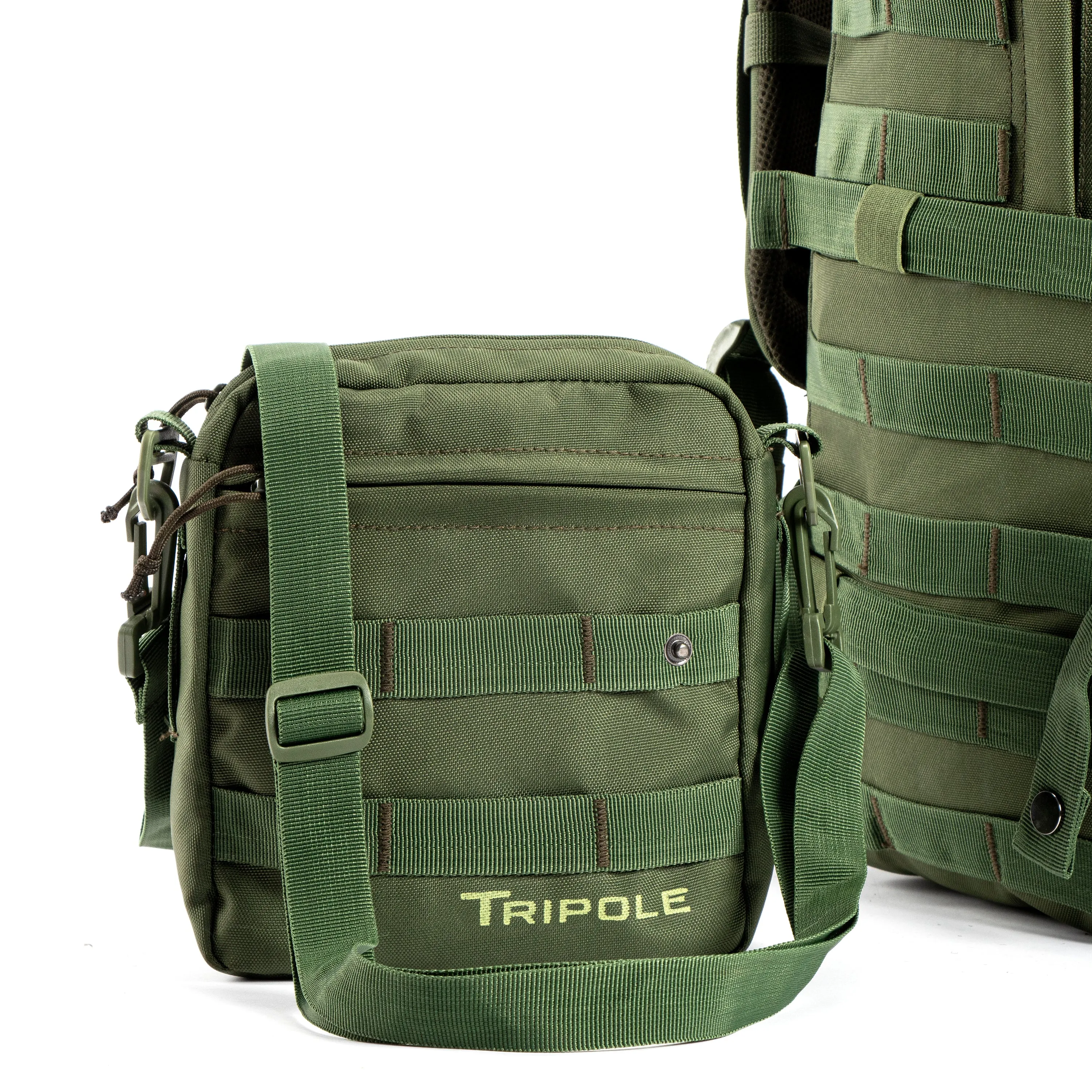 Tripole Alfa 45 Litres Military Tactical Backpack and Rucksack with Detachable Sling Bag | Rain Cover | 3 Year Warranty