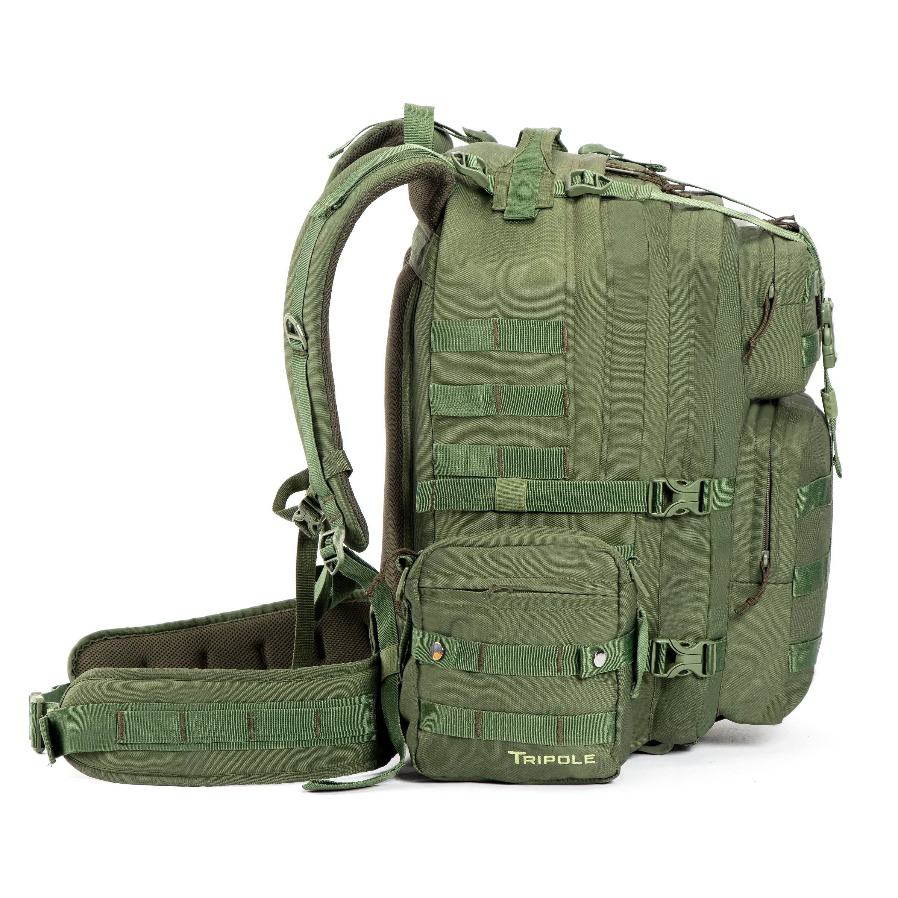 Tripole Alfa 45 Litres Military Tactical Backpack and Rucksack with Detachable Sling Bag | Rain Cover | 3 Year Warranty