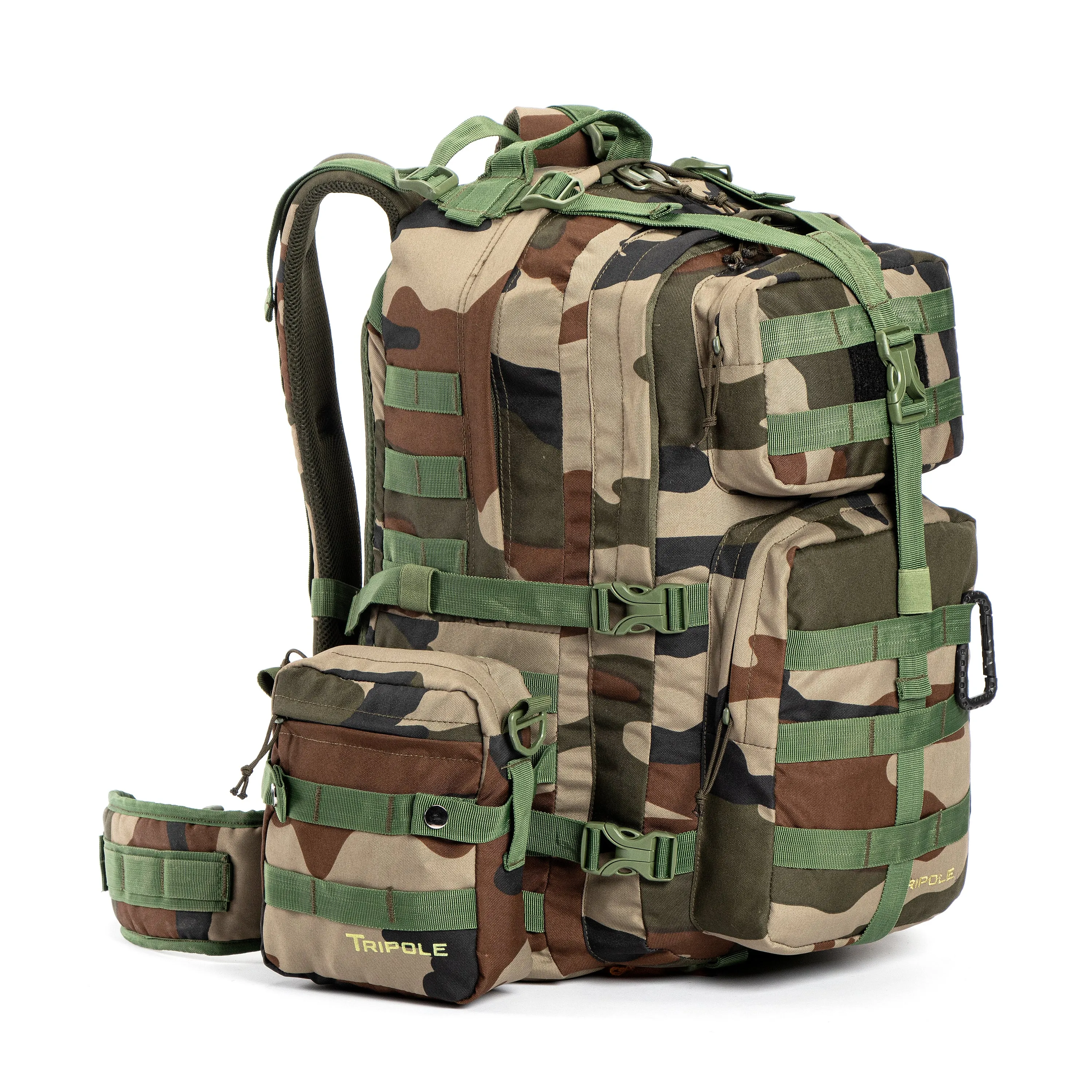 Tripole Alfa 45 Litres Military Tactical Backpack and Rucksack with Detachable Sling Bag | Rain Cover | 3 Year Warranty