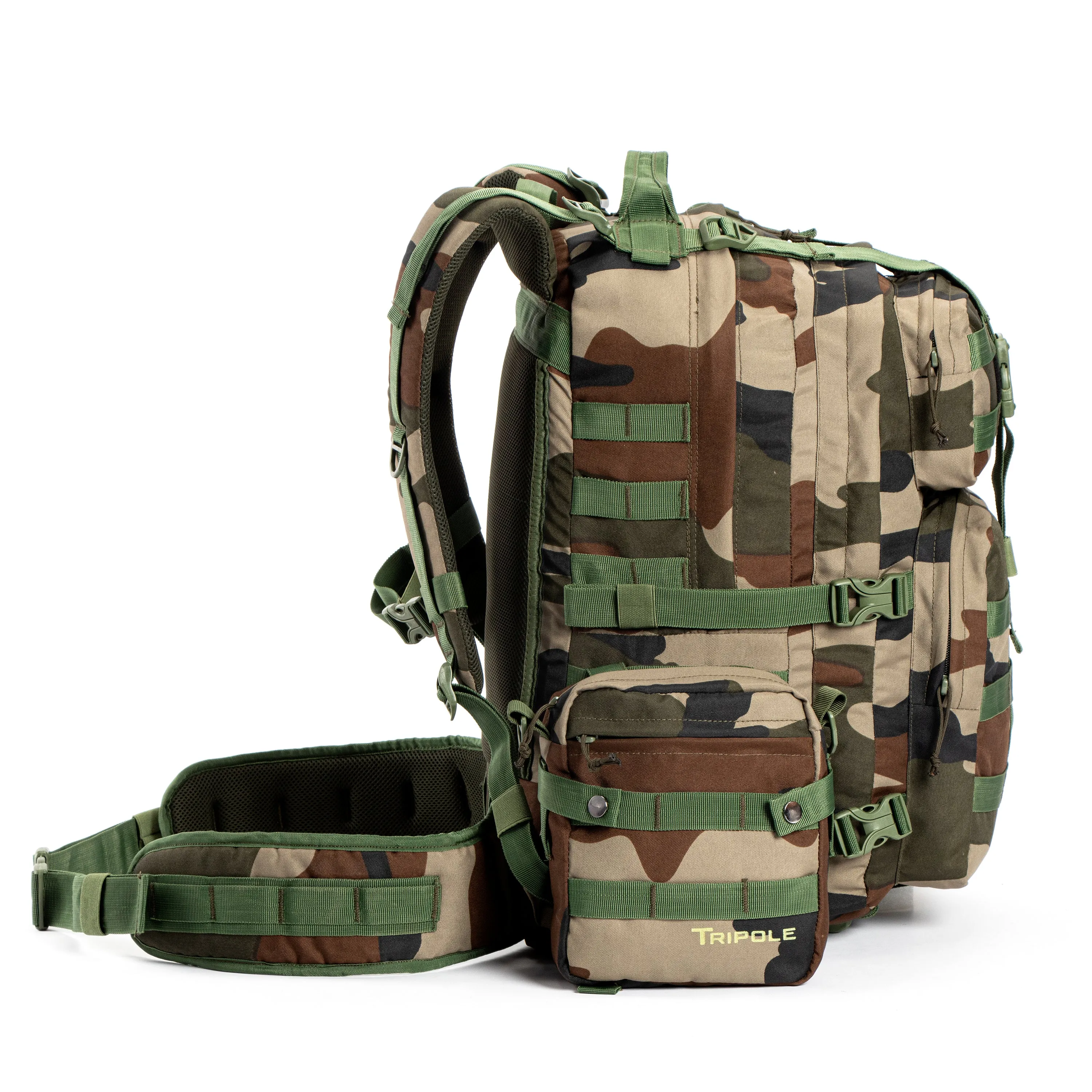 Tripole Alfa 45 Litres Military Tactical Backpack and Rucksack with Detachable Sling Bag | Rain Cover | 3 Year Warranty