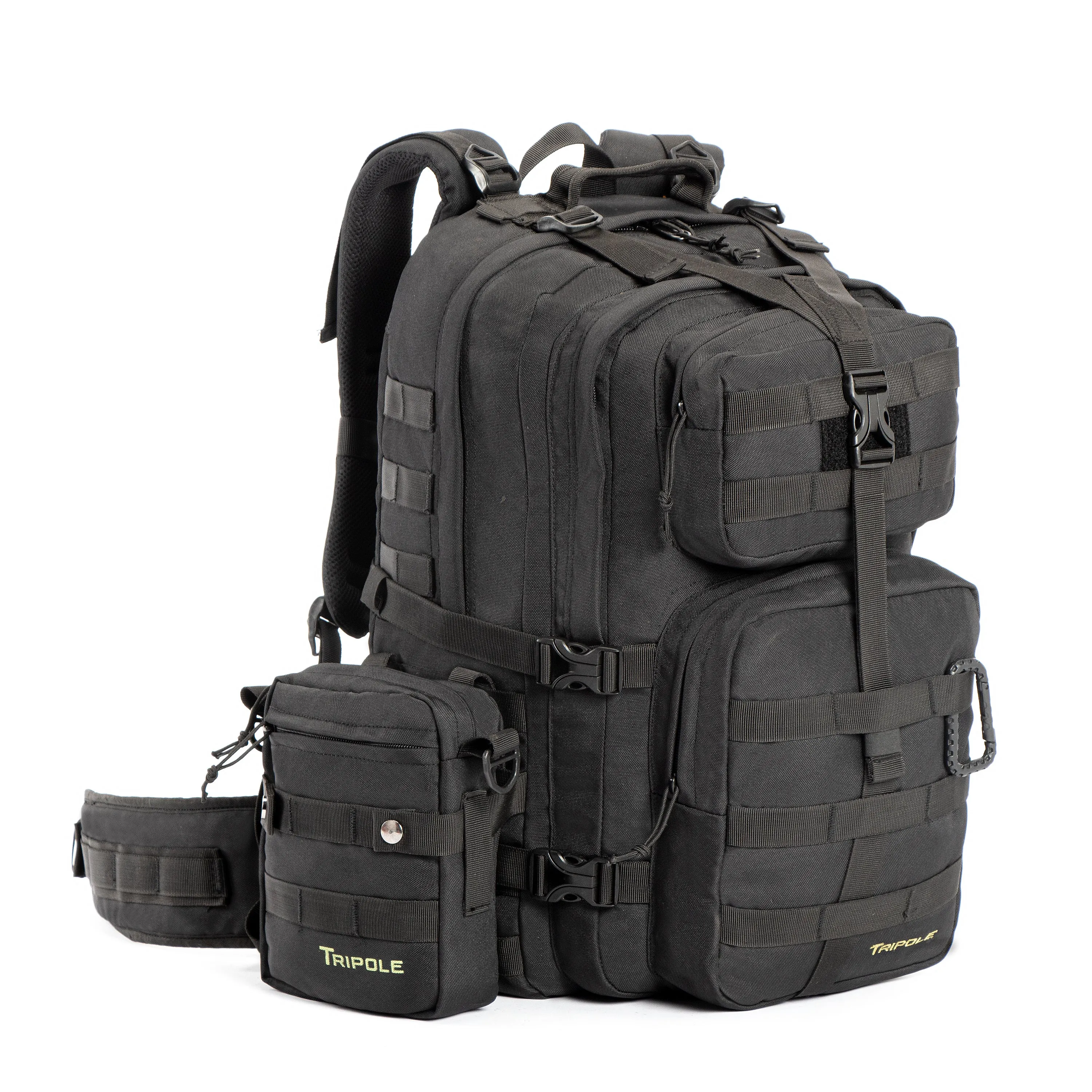 Tripole Alfa 45 Litres Military Tactical Backpack and Rucksack with Detachable Sling Bag | Rain Cover | 3 Year Warranty