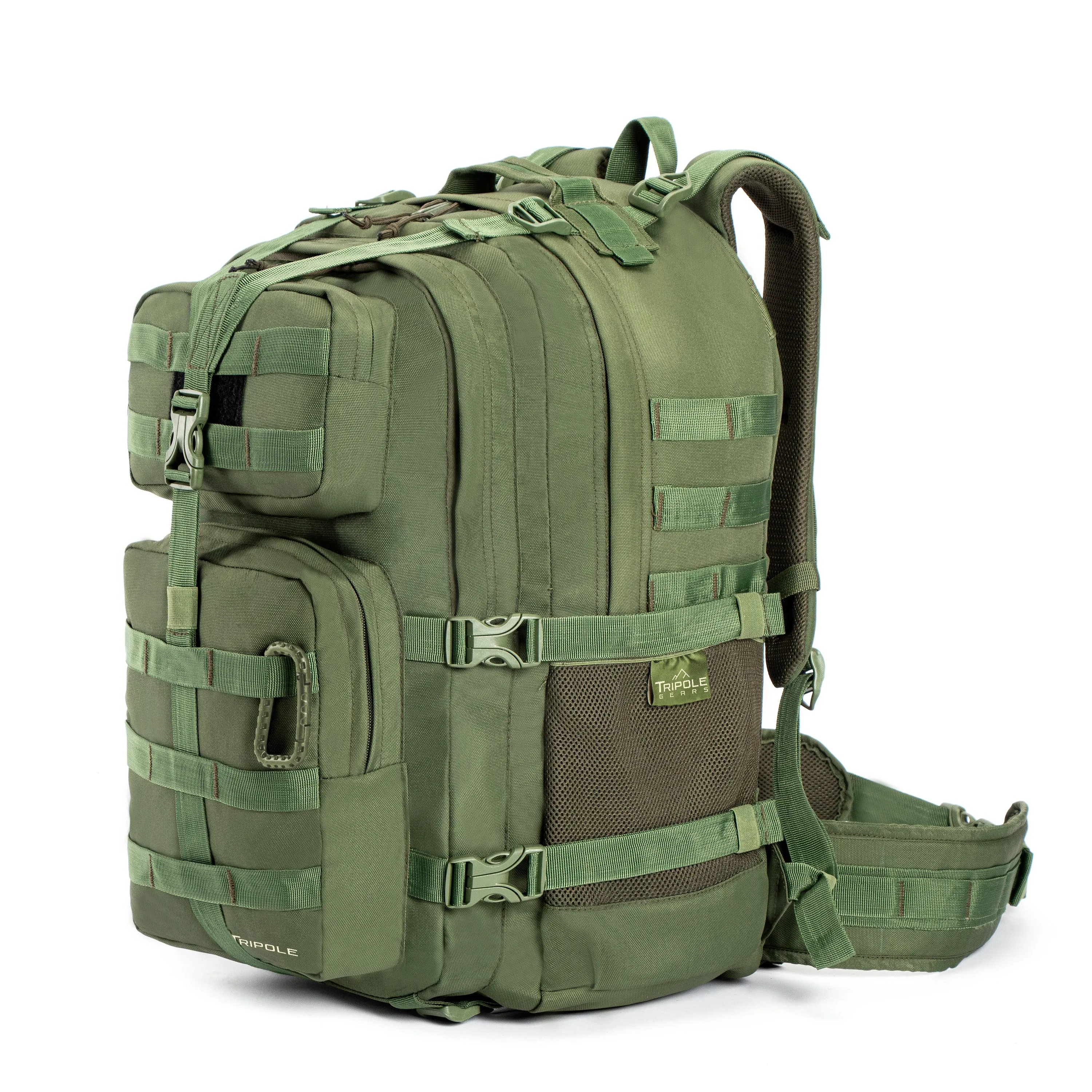 Tripole Alfa 45 Litres Military Tactical Backpack and Rucksack with Detachable Sling Bag | Rain Cover | 3 Year Warranty