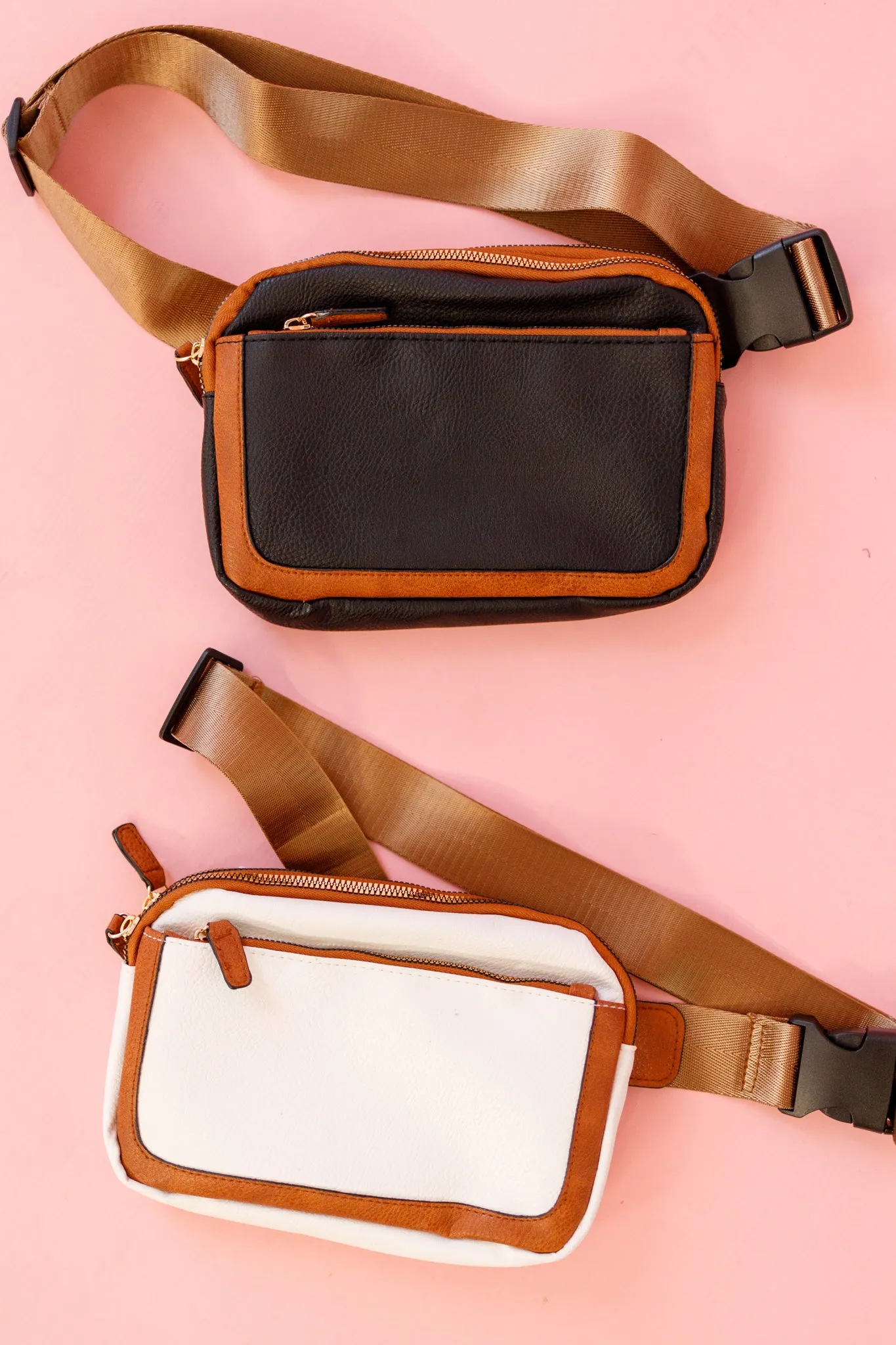 Two Tone Compact Crossbody, VARIOUS