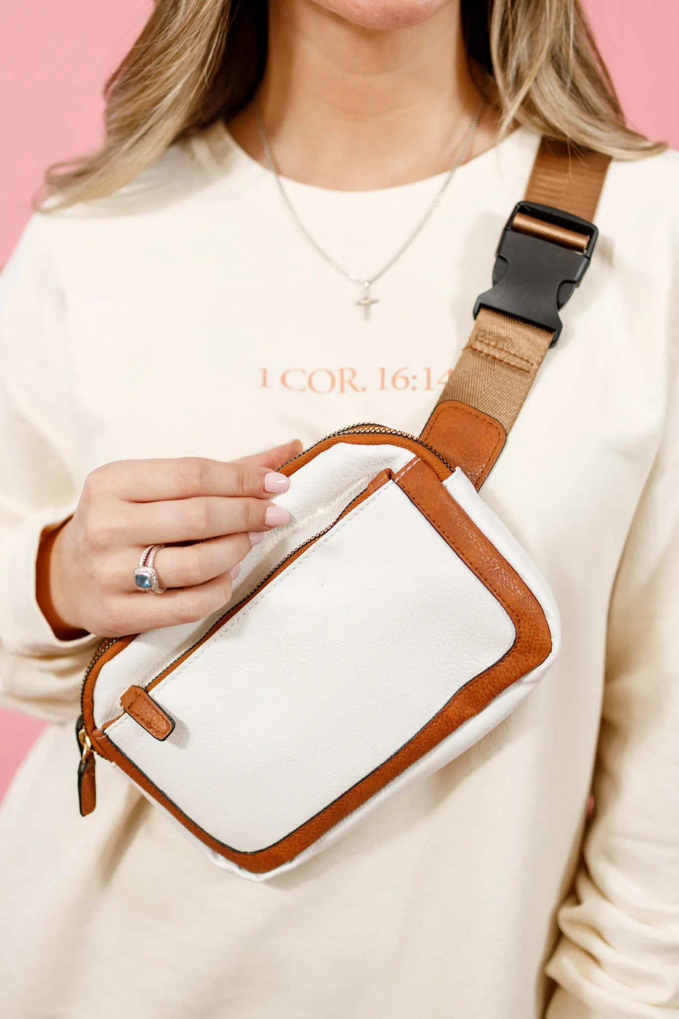 Two Tone Compact Crossbody, VARIOUS