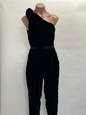 Ulla Johnson One shoulder Velvet Jumpsuit