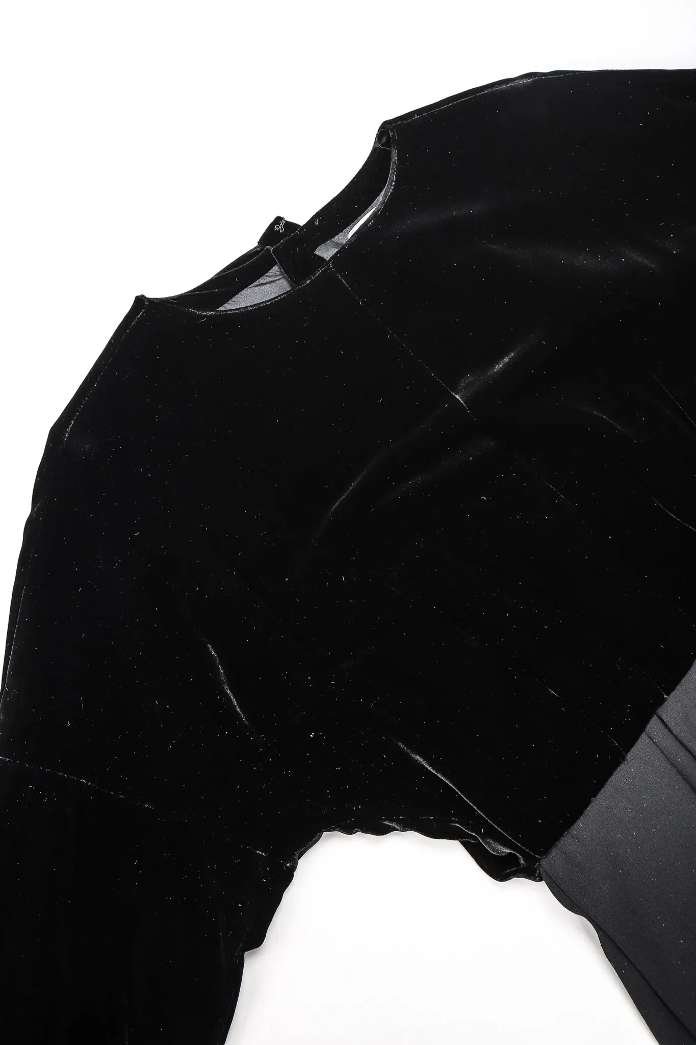 Velvet Blouson Dolman Dress