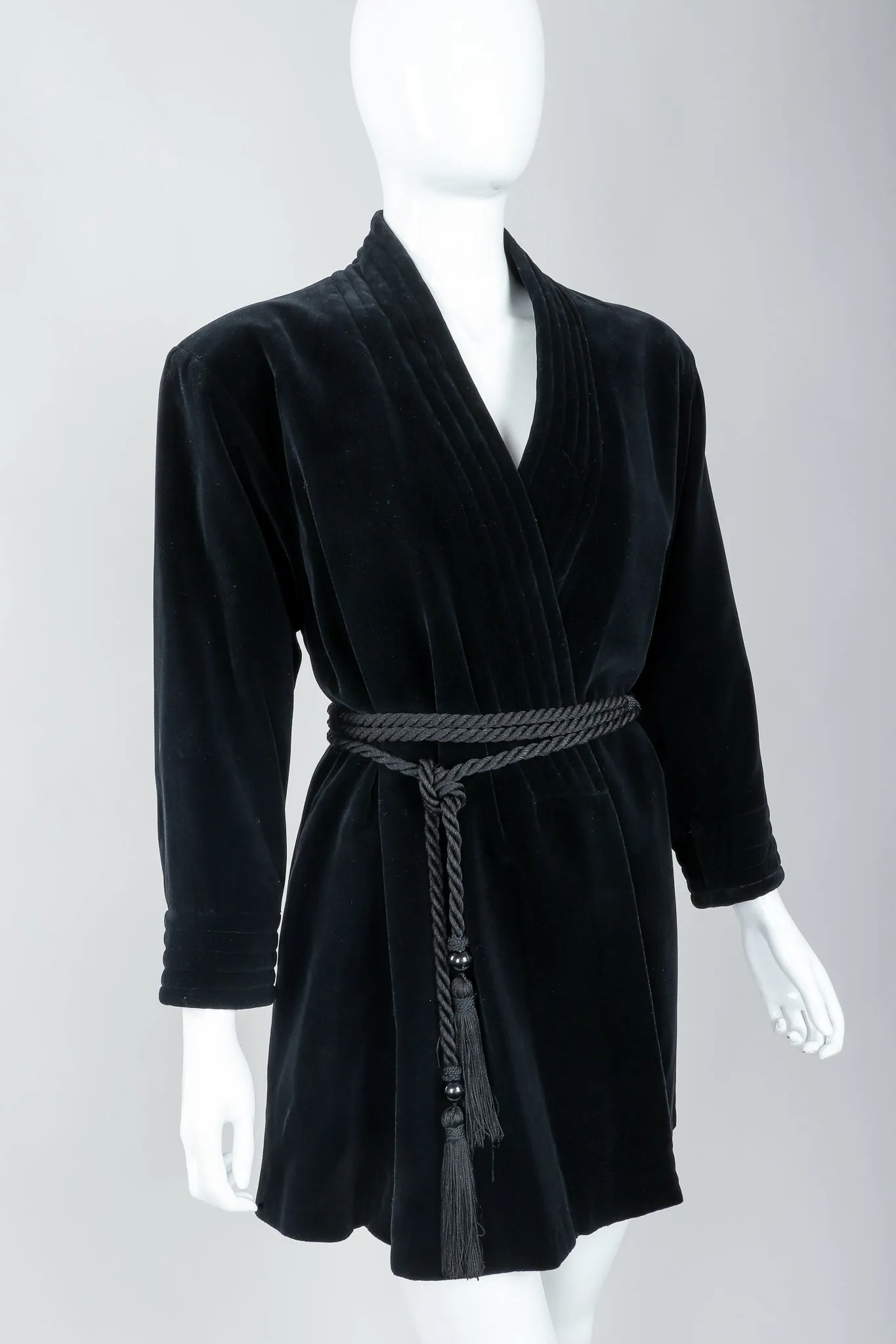 Velvet Rope Tie Jacket