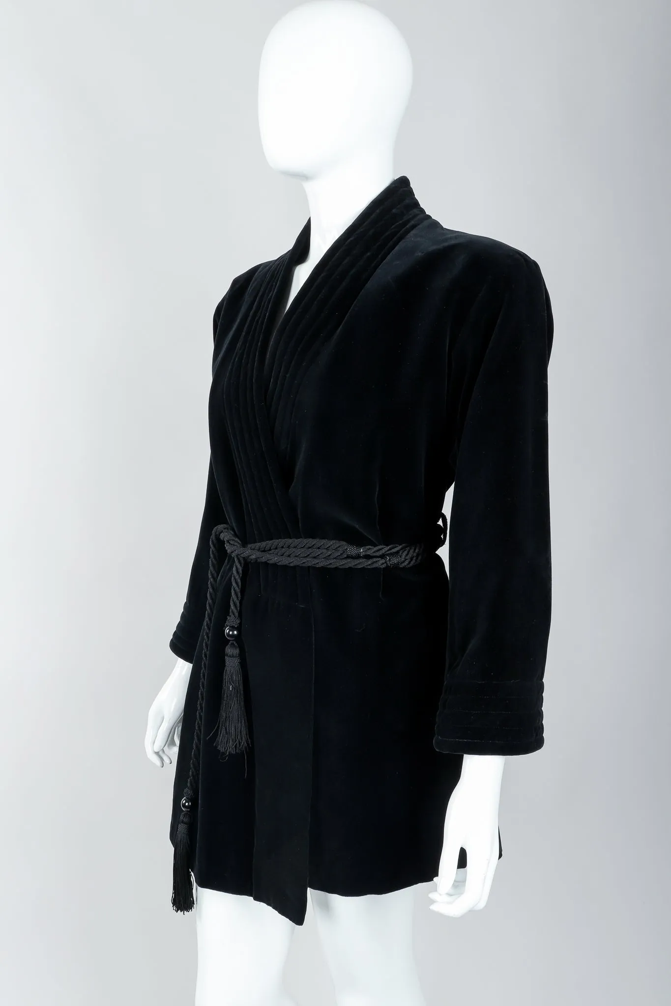 Velvet Rope Tie Jacket