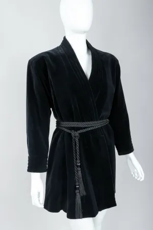 Velvet Rope Tie Jacket