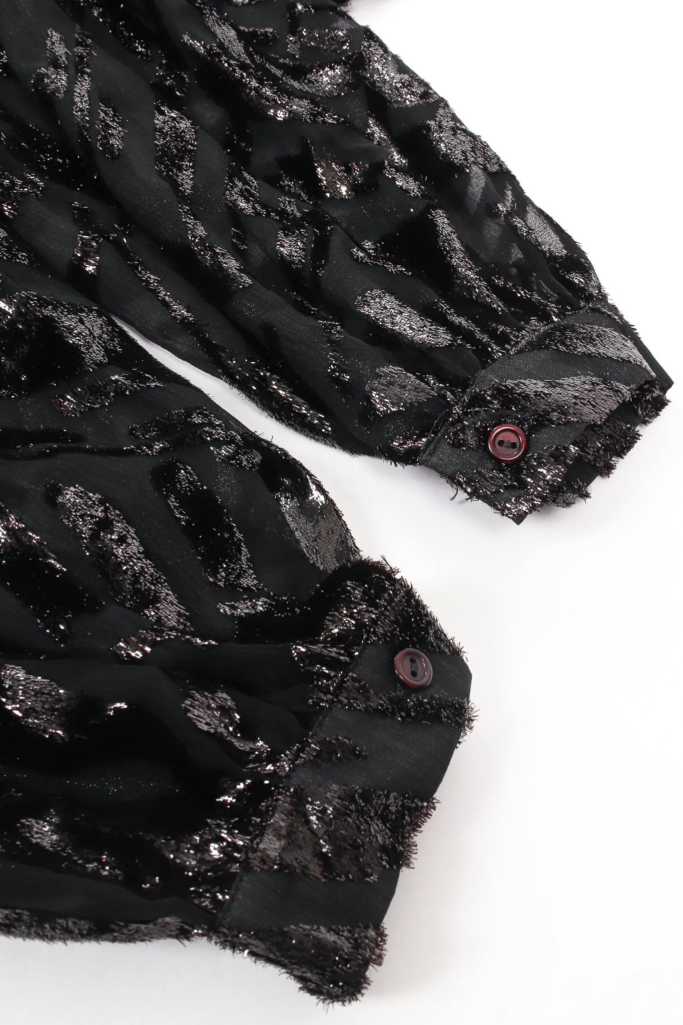 Velvet Tinsel Burnout Blouse