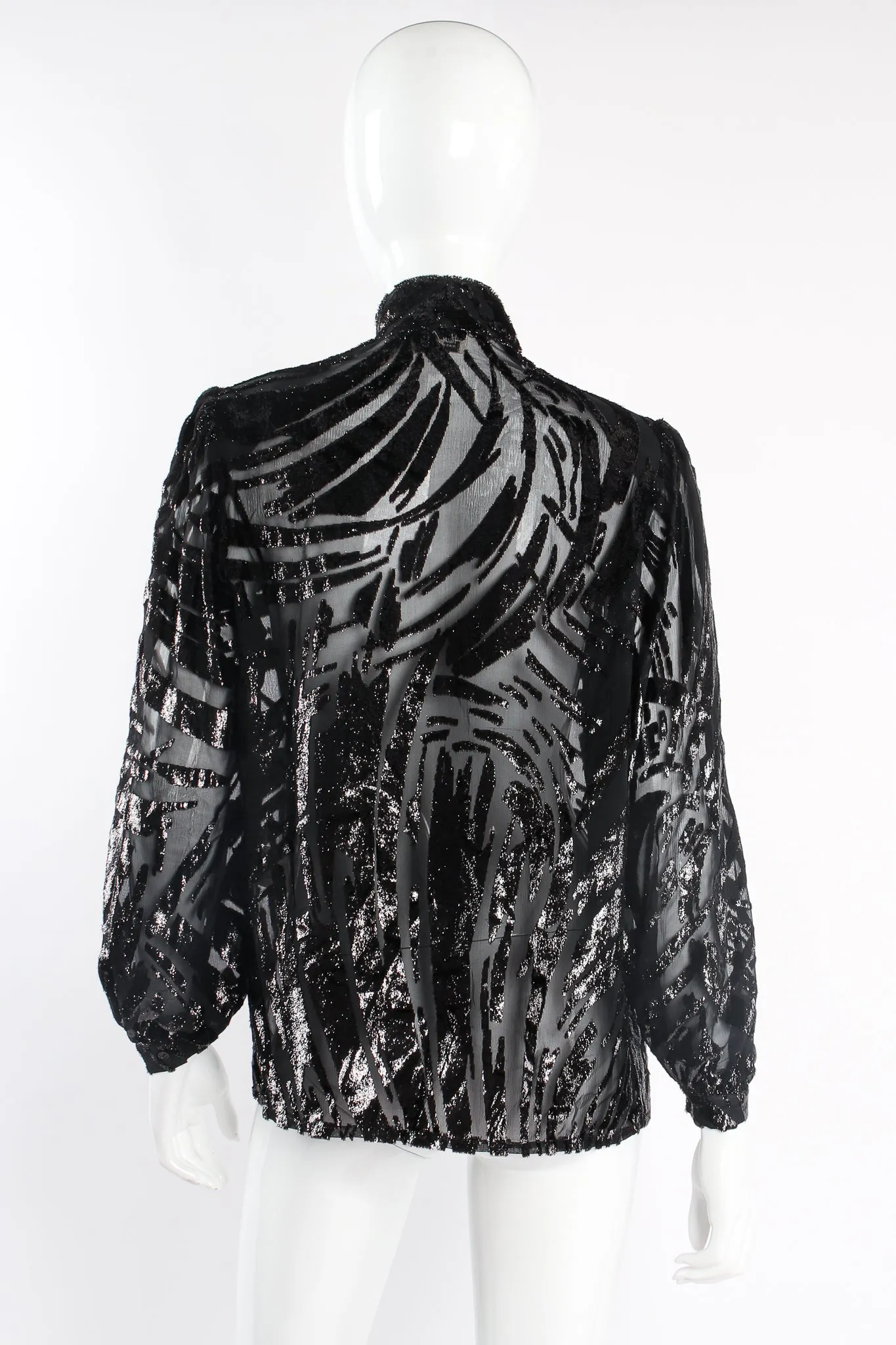 Velvet Tinsel Burnout Blouse