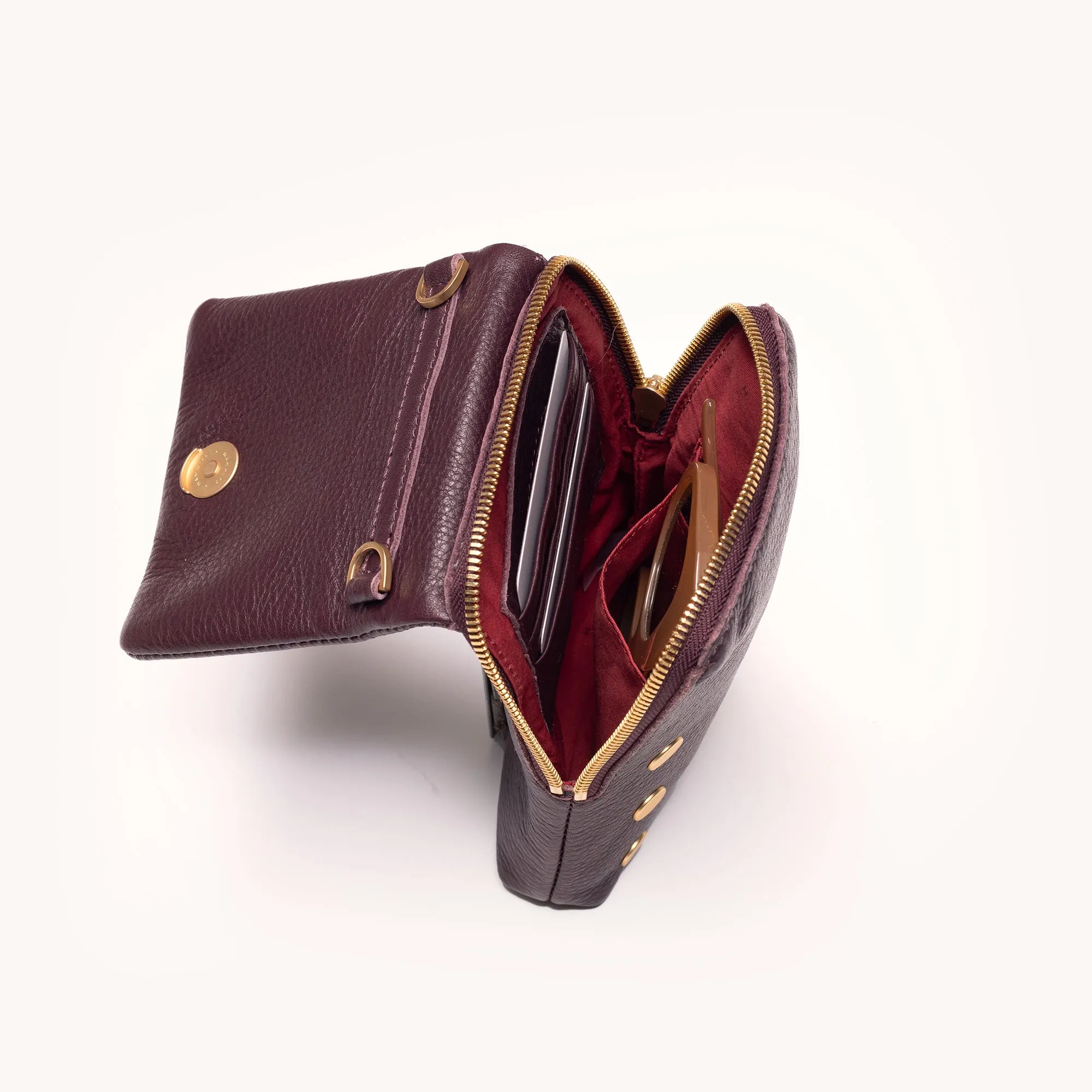 VIP Mobile | Cabernet Pebble/Brushed Gold