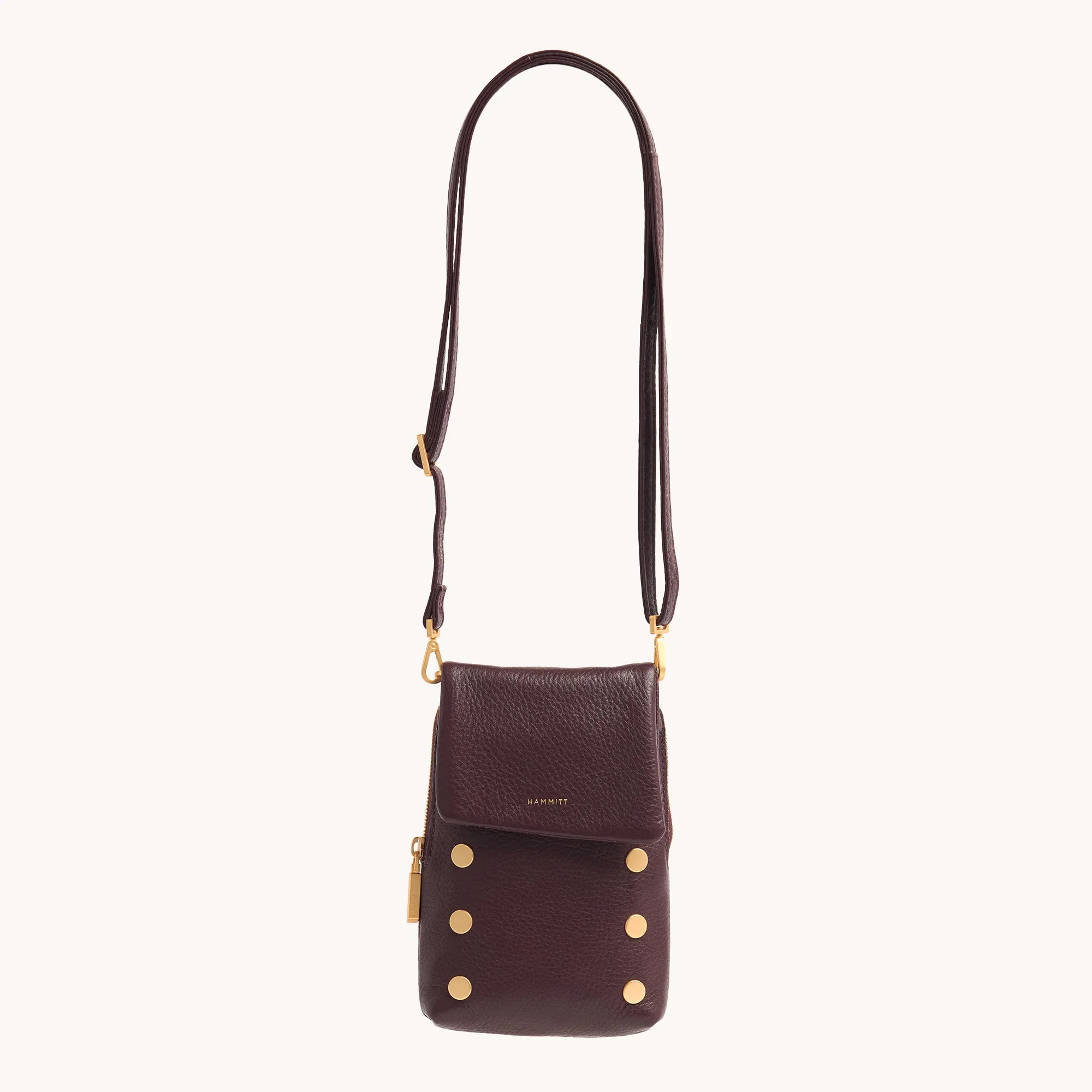 VIP Mobile | Cabernet Pebble/Brushed Gold