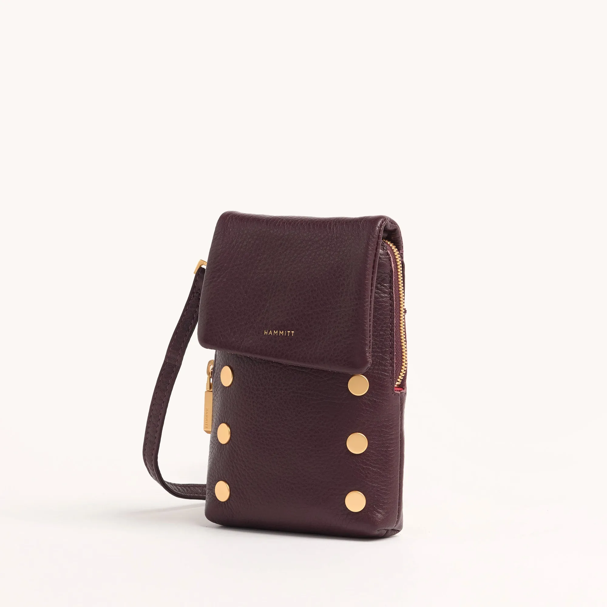 VIP Mobile | Cabernet Pebble/Brushed Gold