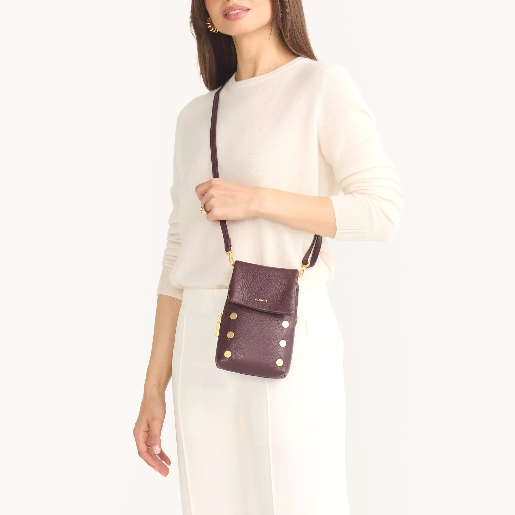 VIP Mobile | Cabernet Pebble/Brushed Gold