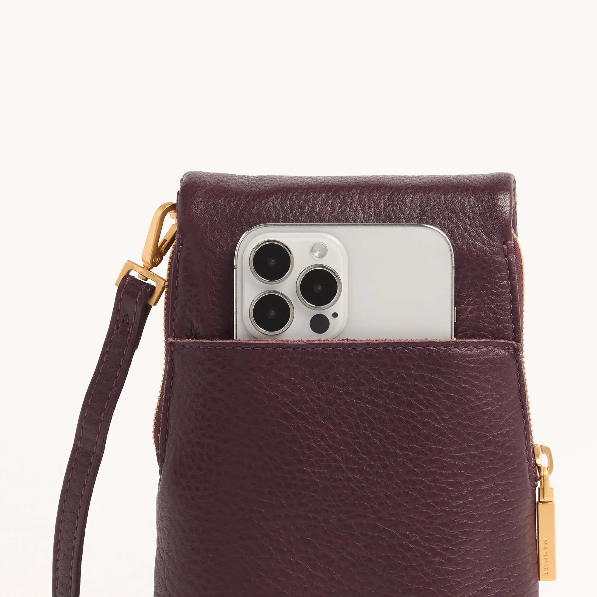 VIP Mobile | Cabernet Pebble/Brushed Gold