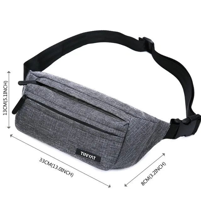 Waist Bag pack Purse Casual Large Phone Belt Bag Pouch