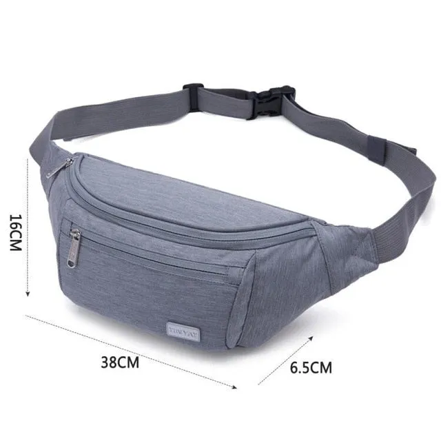 Waist Bag pack Purse Casual Large Phone Belt Bag Pouch