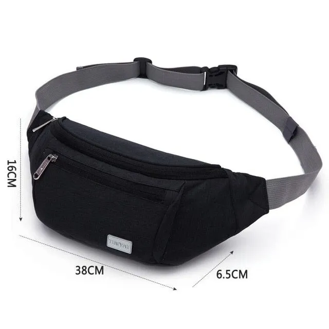 Waist Bag pack Purse Casual Large Phone Belt Bag Pouch