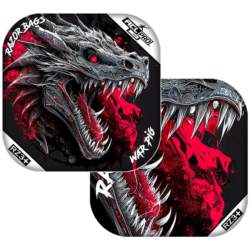 War Pig | Dragon Black Series | ACL PRO Razor Cornhole Bags
