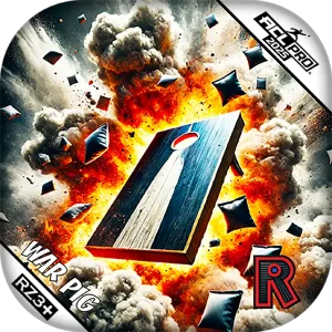 War Pig | Explosive | ACL PRO Razor Cornhole Bags