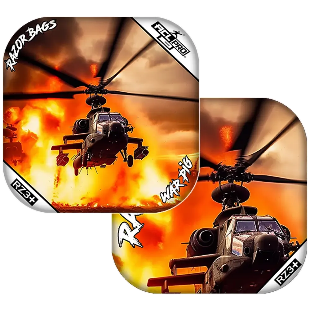 War Pig | Hero Helo | ACL PRO Razor Cornhole Bags