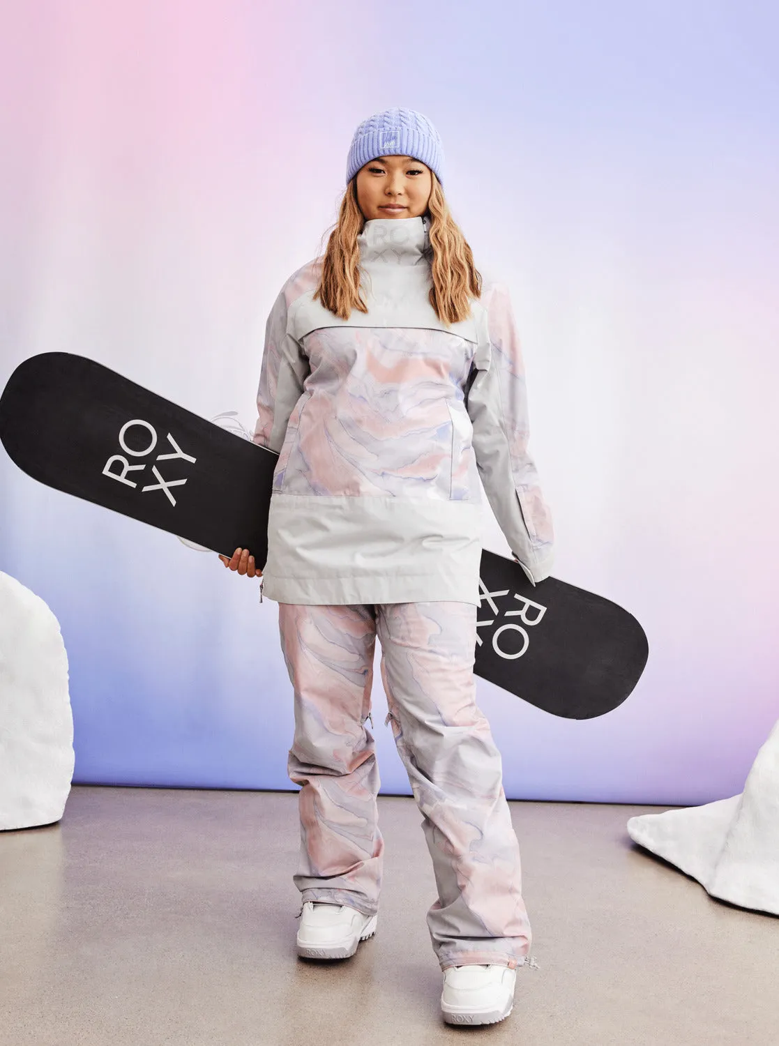 Womens Chloe Kim Overhead Insulated Snow Jacket