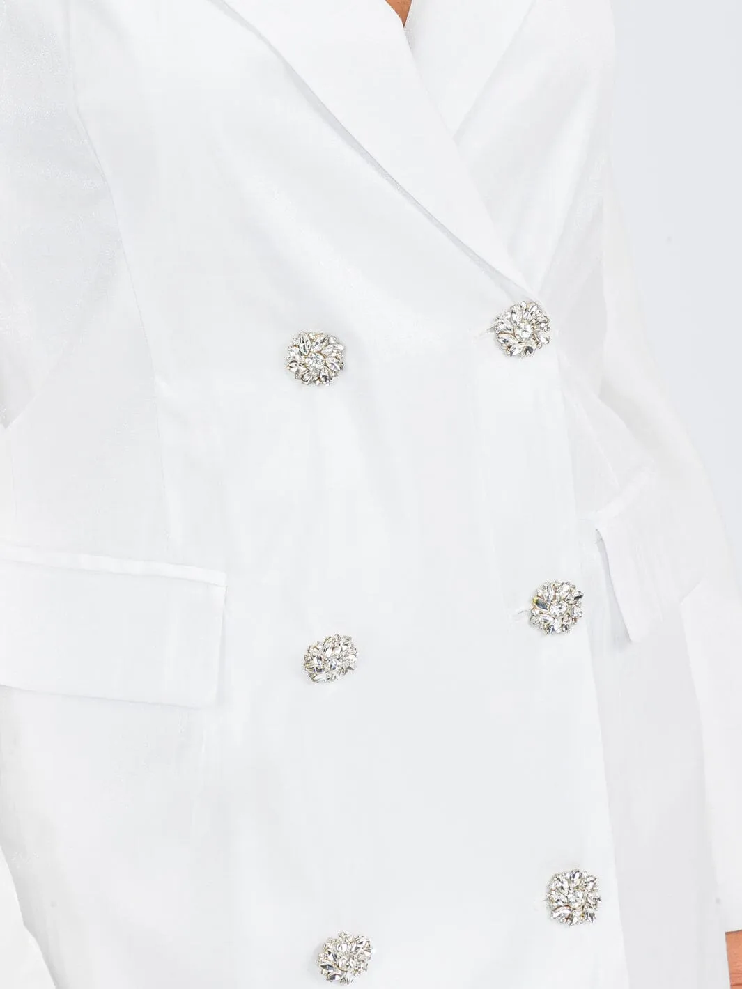 WOMEN'S LONG PUFF SLEEVE BUTTON CLOSURE WRAP MINI DRESS