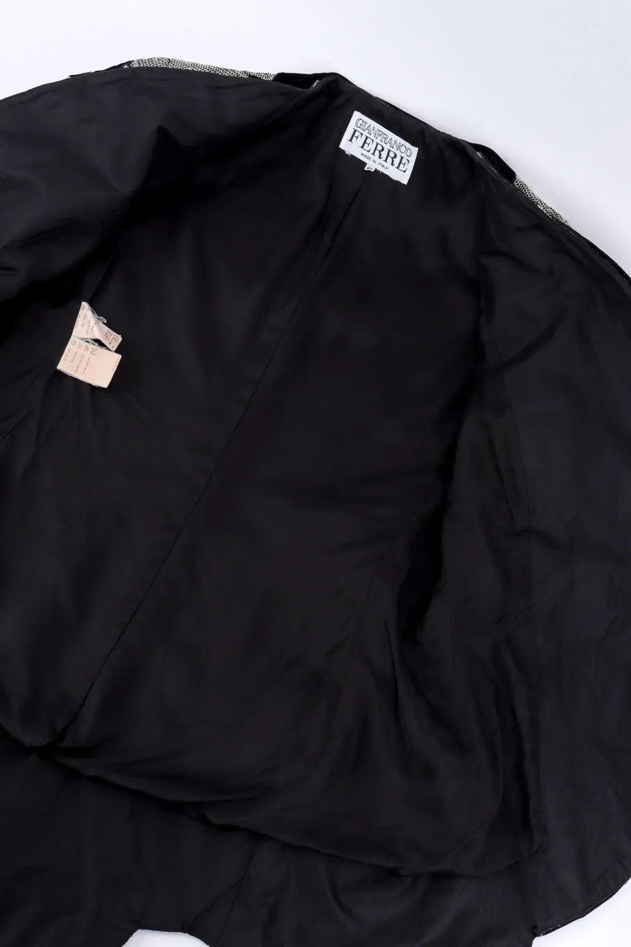 Woven Jacquard and Velvet Jacket