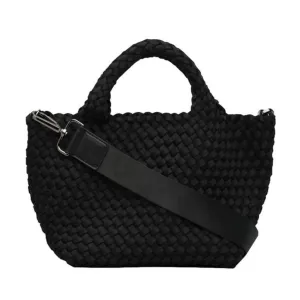 Woven Mini Tote - Onyx
