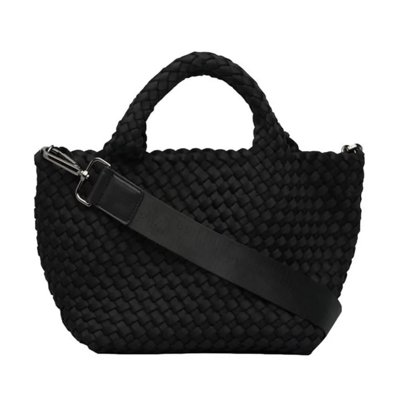 Woven Mini Tote - Onyx