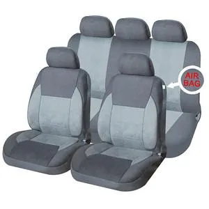 XtremeAuto® Universal 9 PCE Luxury Grey Heavy Padded Comfortable Full Set of Seat Covers