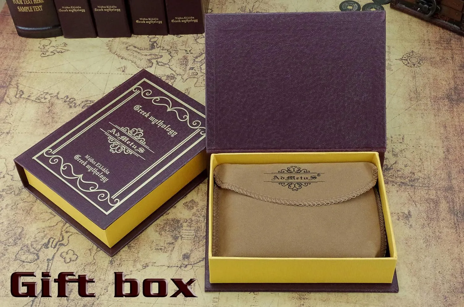 Zipper Leather Wallet for Men Bifold RFID Blocking Card Holder